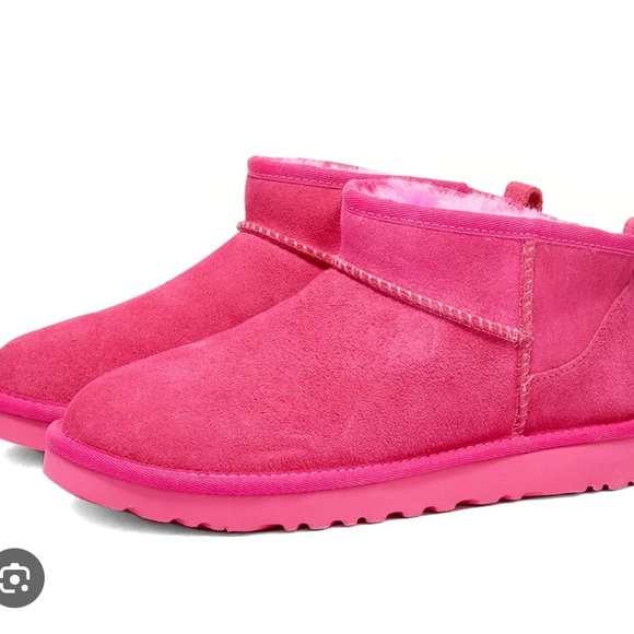 UGG Shoes - RARE UGG Classic Ultra Mini Boot PINK